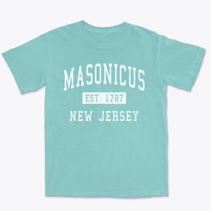 Masonicus New Jersey Classic Established Premium Heavyweight T-shirt
