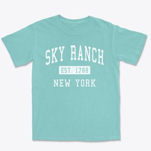 Sky Ranch New York Classic Established Premium Heavyweight T-shirt