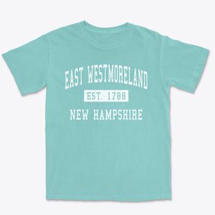 East Westmoreland New Hampshire Classic Established Premium Heavyweight T-shirt