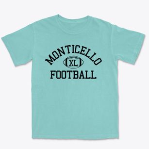 Monticello High School Classic Football Premium Heavyweight T-shirt