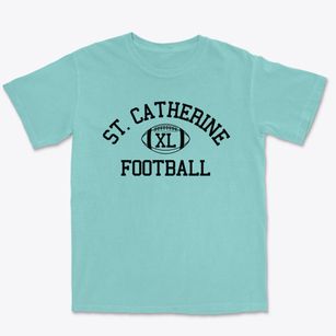 Saint Catherine Of Siena School Classic Football Premium Heavyweight T-shirt