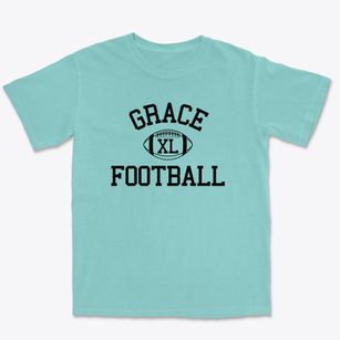 Grace Lutheran School Classic Football Premium Heavyweight T-shirt