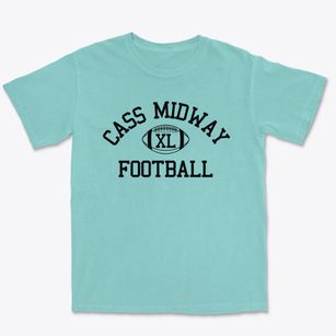 Cass Midway R1 High School Classic Football Premium Heavyweight T-shirt