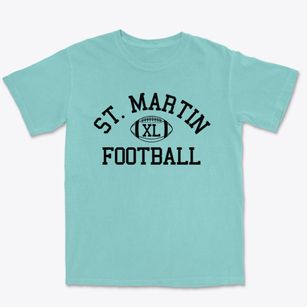 Saint Martin De Porres School Classic Football Premium Heavyweight T-shirt