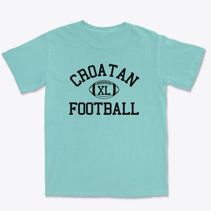 Croatan High School Classic Football Premium Heavyweight T-shirt