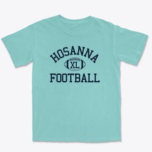 Hosanna Christian School Classic Football Premium Heavyweight T-shirt