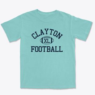 Clayton Primary School Classic Football Premium Heavyweight T-shirt