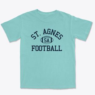 Saint Agnes School Classic Football Premium Heavyweight T-shirt