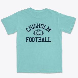 Chisholm Life Skills Center Classic Football Premium Heavyweight T-shirt