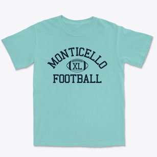 Monticello High School Classic Football Premium Heavyweight T-shirt