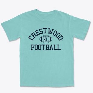 Crestwood Country Day School Classic Football Premium Heavyweight T-shirt