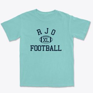 R J O Intermediate School Classic Football Premium Heavyweight T-shirt