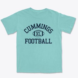 Hugh M Cummings High School Classic Football Premium Heavyweight T-shirt