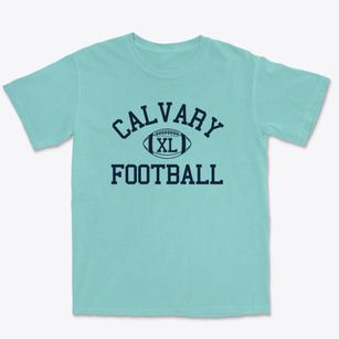 Calvary Christian School Classic Football Premium Heavyweight T-shirt