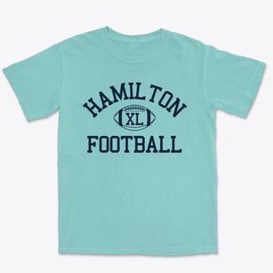 Hamilton Christian School Classic Football Premium Heavyweight T-shirt