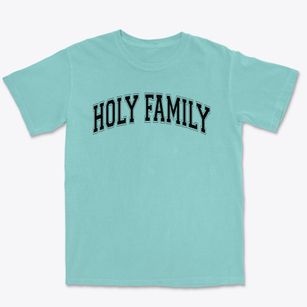 Holy Family Parish Varsity Arch Premium Heavyweight T-shirt