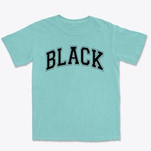 Black Middle School Varsity Arch Premium Heavyweight T-shirt