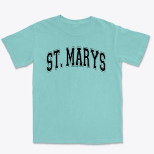 Saint Marys High School Varsity Arch Premium Heavyweight T-shirt