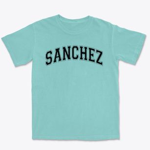 Sanchez Elementary School Varsity Arch Premium Heavyweight T-shirt