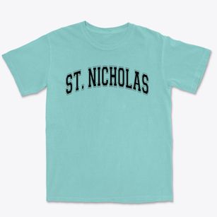 Saint Nicholas School Varsity Arch Premium Heavyweight T-shirt