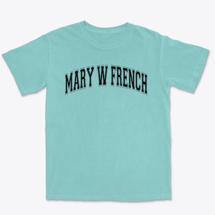 Mary W French Academy Varsity Arch Premium Heavyweight T-shirt