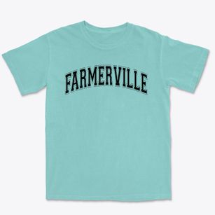 Farmerville Junior High School Varsity Arch Premium Heavyweight T-shirt
