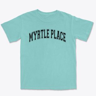 Myrtle Place Elementary School Varsity Arch Premium Heavyweight T-shirt