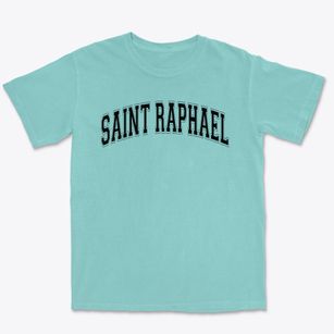 Saint Raphael School Varsity Arch Premium Heavyweight T-shirt