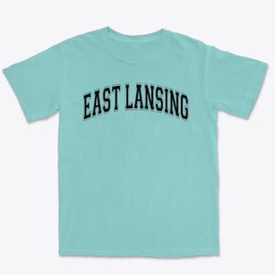 East Lansing High School Varsity Arch Premium Heavyweight T-shirt