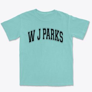 W J Parks Elementary School Varsity Arch Premium Heavyweight T-shirt
