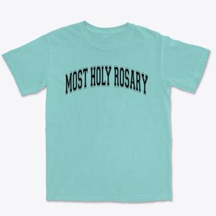 Most Holy Rosary School Varsity Arch Premium Heavyweight T-shirt