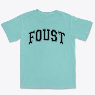 Foust Elementary School Varsity Arch Premium Heavyweight T-shirt