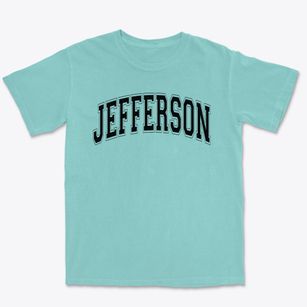 Jefferson Elementary School Varsity Arch Premium Heavyweight T-shirt