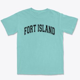 Fort Island Primary School Varsity Arch Premium Heavyweight T-shirt
