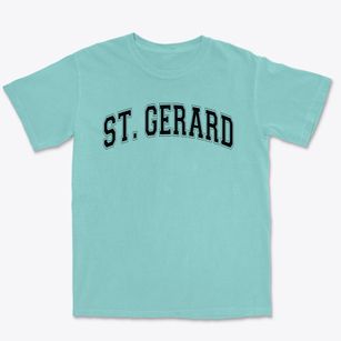 Saint Gerard Catholic High School Varsity Arch Premium Heavyweight T-shirt
