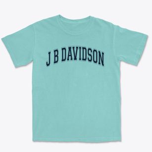 J B Davidson Middle School Varsity Arch Premium Heavyweight T-shirt