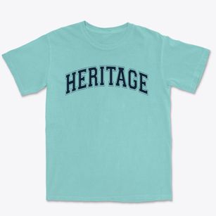 Heritage Christian School Varsity Arch Premium Heavyweight T-shirt