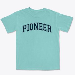 Pioneer Elementary School Varsity Arch Premium Heavyweight T-shirt