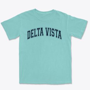 Delta Vista Middle School Varsity Arch Premium Heavyweight T-shirt