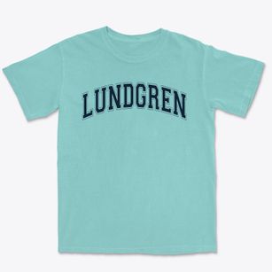 Lundgren Elementary School Varsity Arch Premium Heavyweight T-shirt