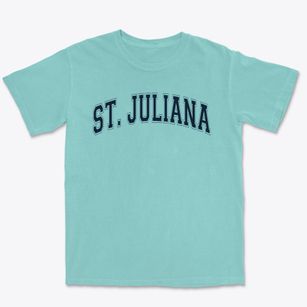 St Juliana Parish Varsity Arch Premium Heavyweight T-shirt