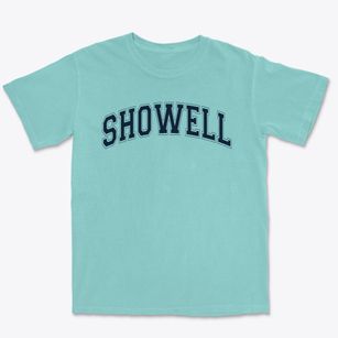 Showell Elementary School Varsity Arch Premium Heavyweight T-shirt