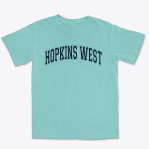 Hopkins West Junior High School Varsity Arch Premium Heavyweight T-shirt