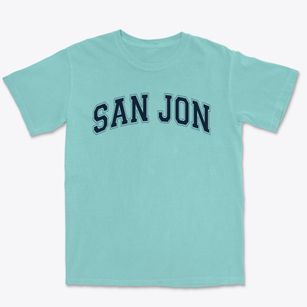 San Jon Elementary School Varsity Arch Premium Heavyweight T-shirt