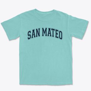 San Mateo Parish Varsity Arch Premium Heavyweight T-shirt