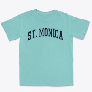 St. Monica Catholic Elementary School Varsity Arch Premium Heavyweight T-shirt