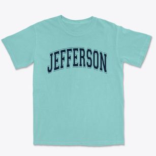 Jefferson Elementary School Varsity Arch Premium Heavyweight T-shirt
