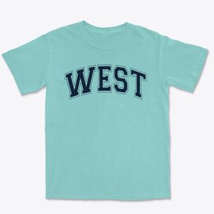 West Tualatin View Elementary School Varsity Arch Premium Heavyweight T-shirt