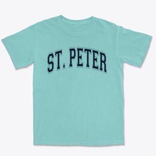 Saint Peter Prince Of Apostles School Varsity Arch Premium Heavyweight T-shirt