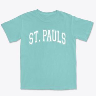 Saint Pauls Lutheran School Varsity Arch Premium Heavyweight T-shirt